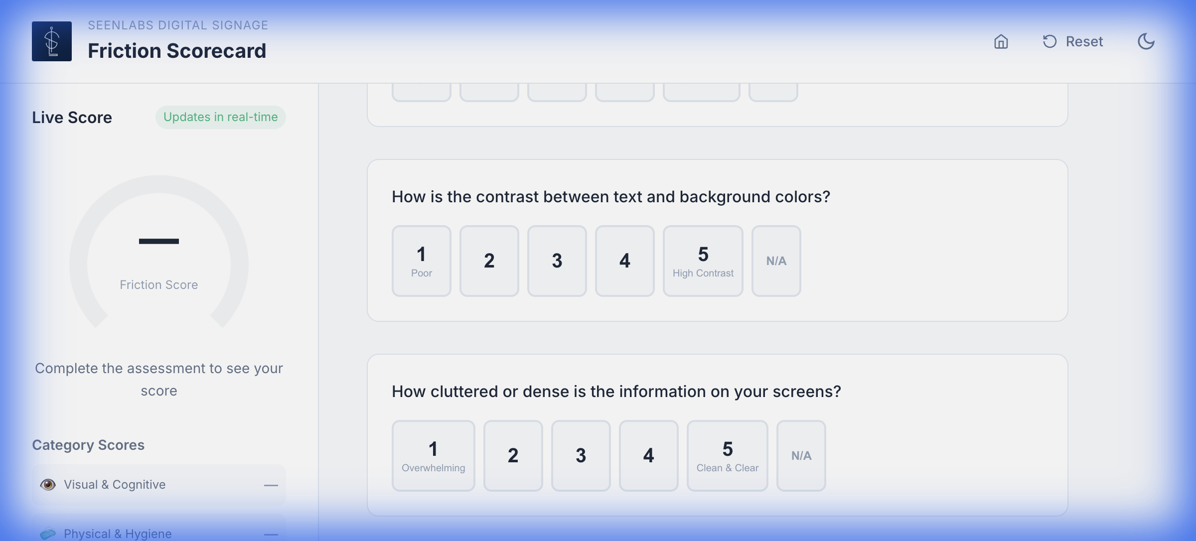 Friction Scorecard Preview
